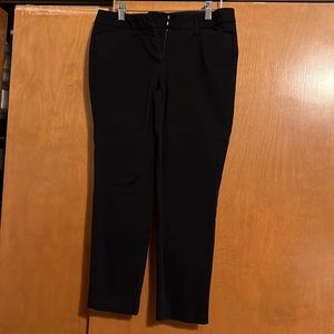 Worthington Size 4 Black Slim Ankle Dress Pants